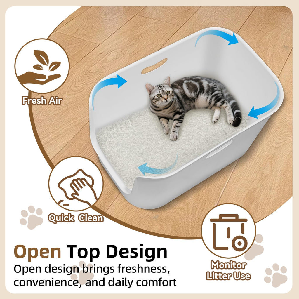 Extra Large High Sided Cat Litter Box A69770