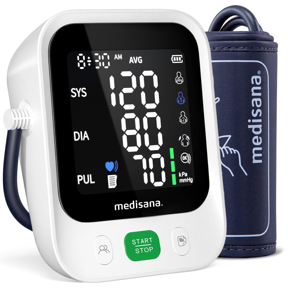 Automatic Upper Arm Blood Pressure Monitor with 2x199 Sets Memory A1146