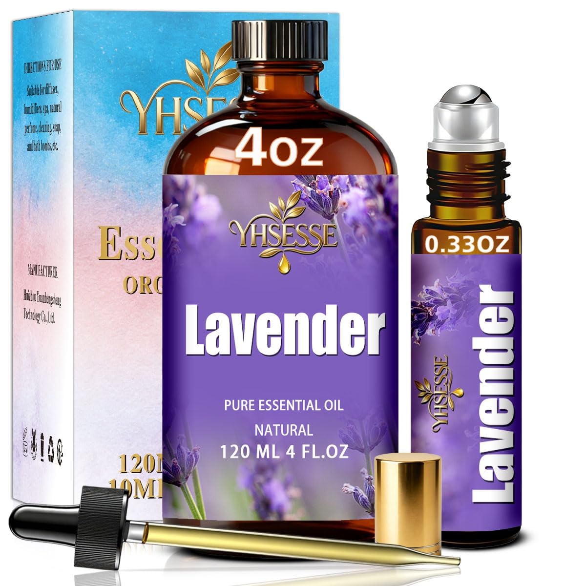 Lavender 4 Fl Oz and Sweet Orange 16 Fl Oz Essential Oil I646443