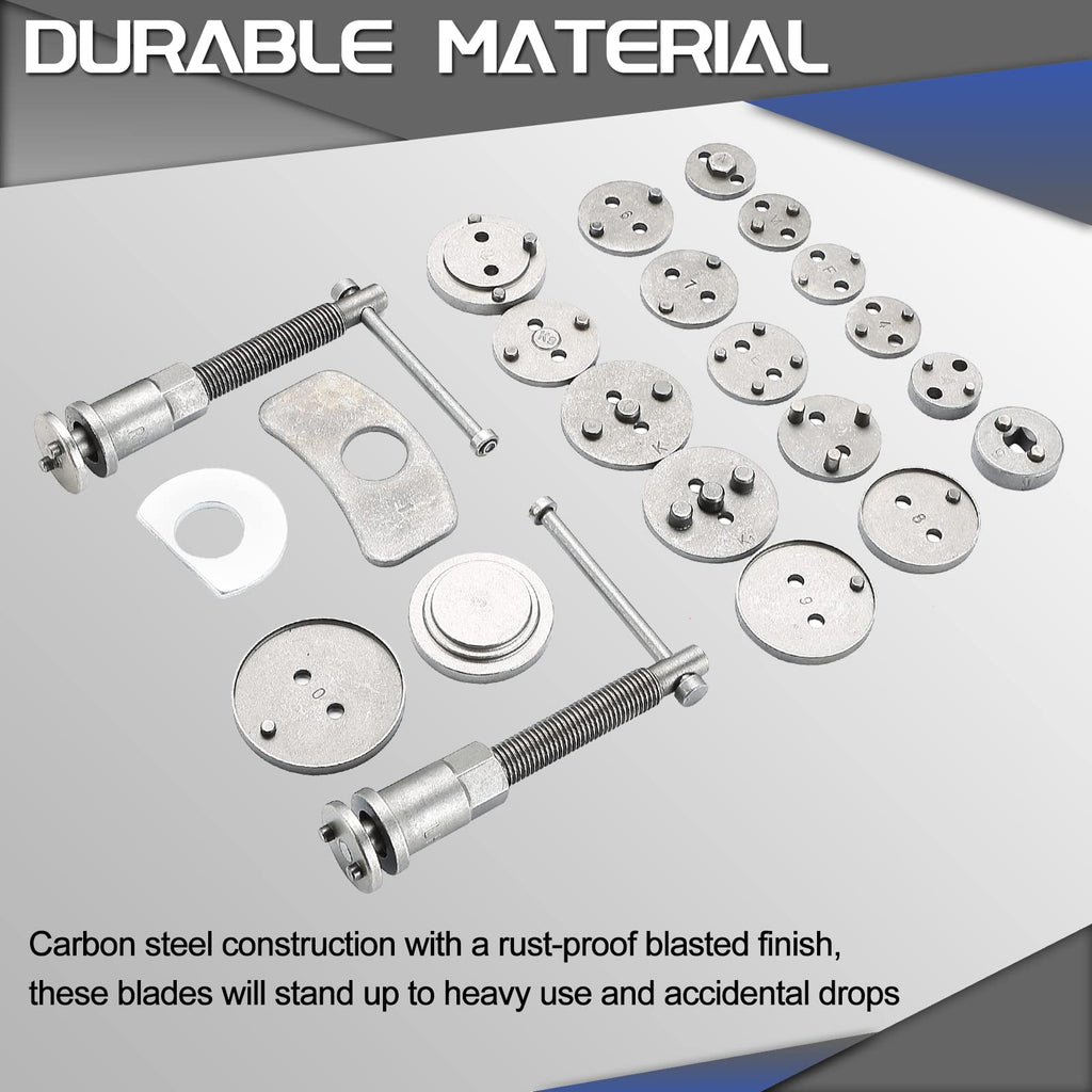 23pcs Heavy Duty Disc Brake Caliper Tool Set and Wind Back Kit N17348