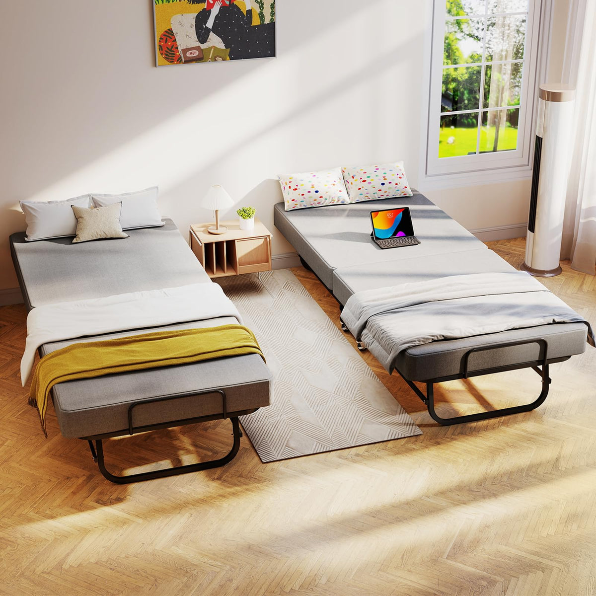 Folding Bed Portable Roll Away Bed 75" x 31" P376