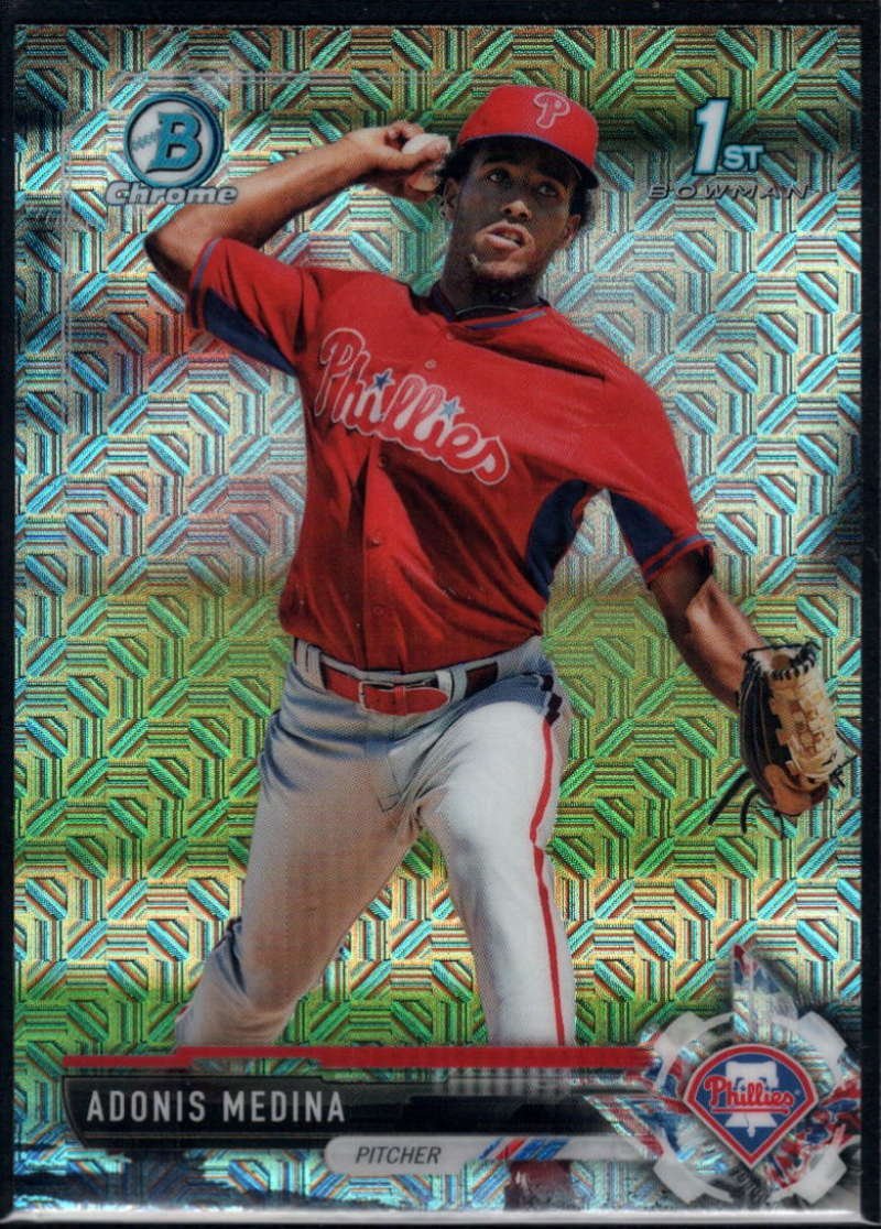 Baseball MLB 2017 Bowman Chrome Mega Box #BCP104 Adonis Medina #BCP104 NM Near Mint Phillies Z7222