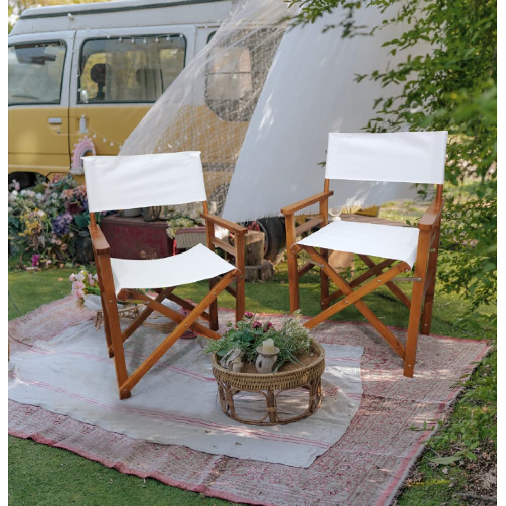 Black Canvas Director's Chair 2pcs Set A448