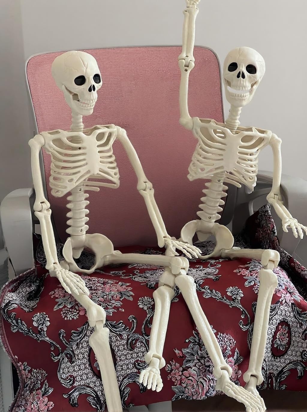 2Pcs 36" 1Pcs 16" Posable Plastic Skeleton I37545