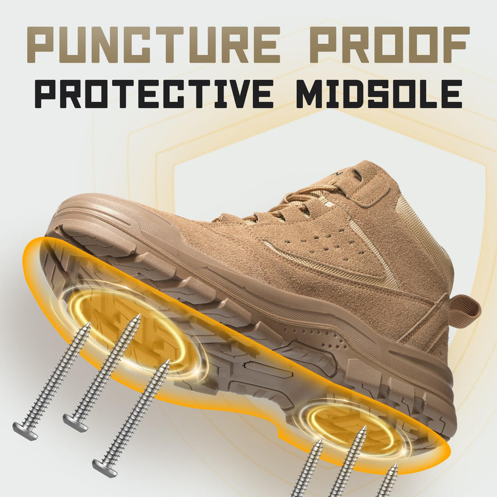 Steel Toe Lightweight Work Boots U481