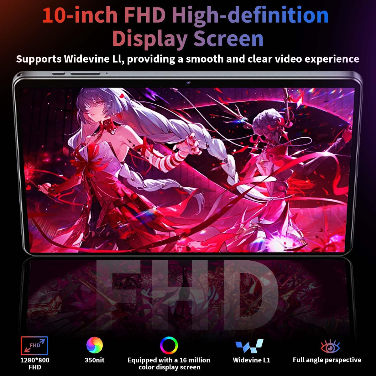 10 inch Android Tablet with Keyboard N17860