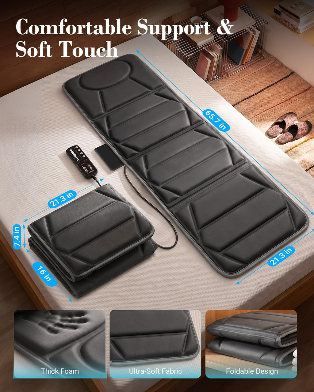 Full Body Massage Mat with Heat E40057