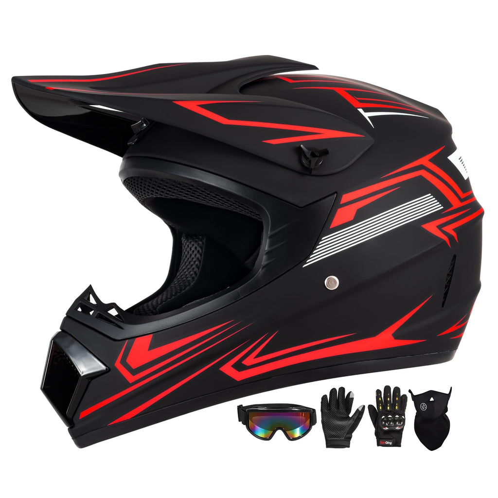 Youth Kids Motocross Helmet DOT Approved T26542