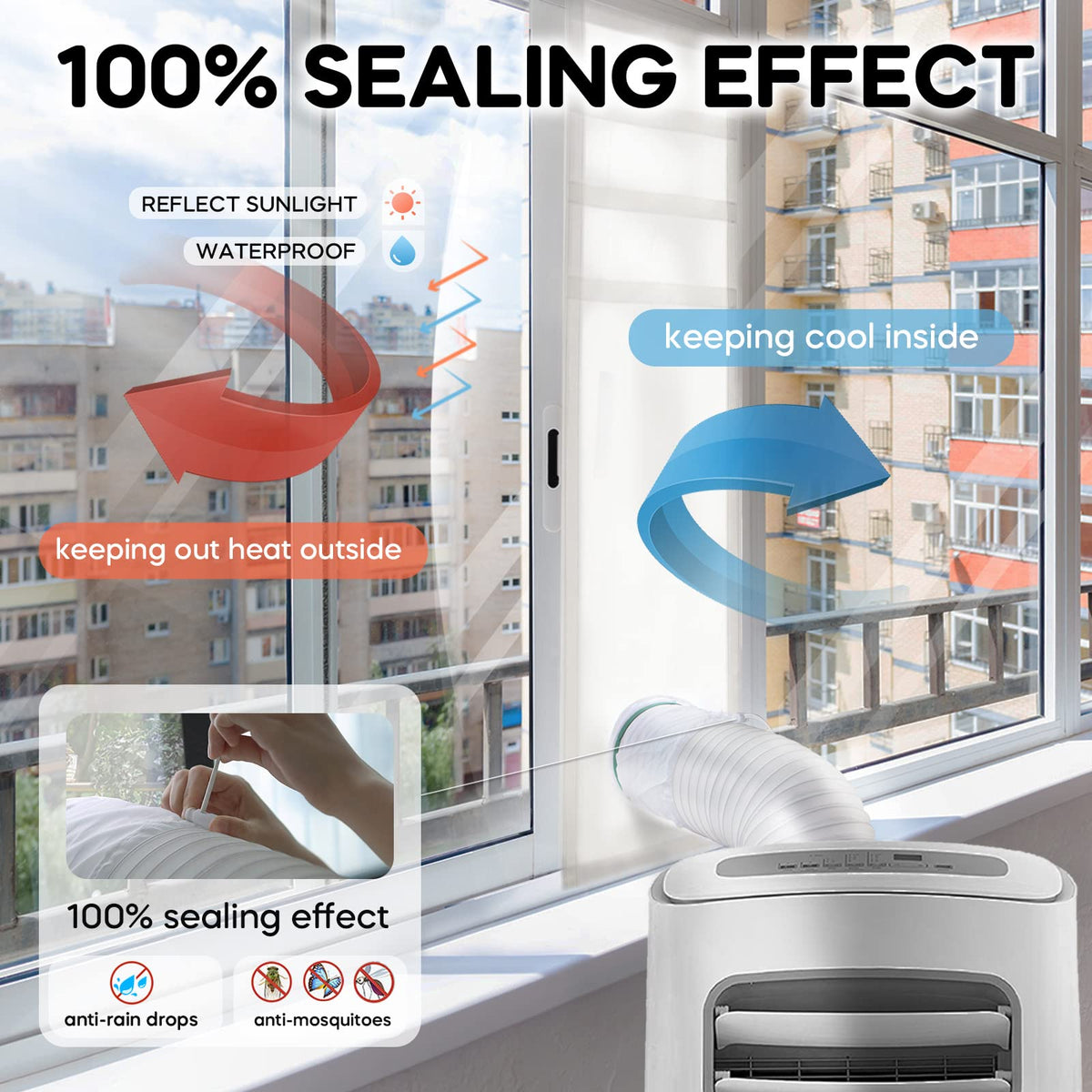 Portable AC Window Vent Kit Y2456