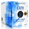 Cat6 Plenum 1000ft Pure Copper Ethernet Cable Blue Z6579