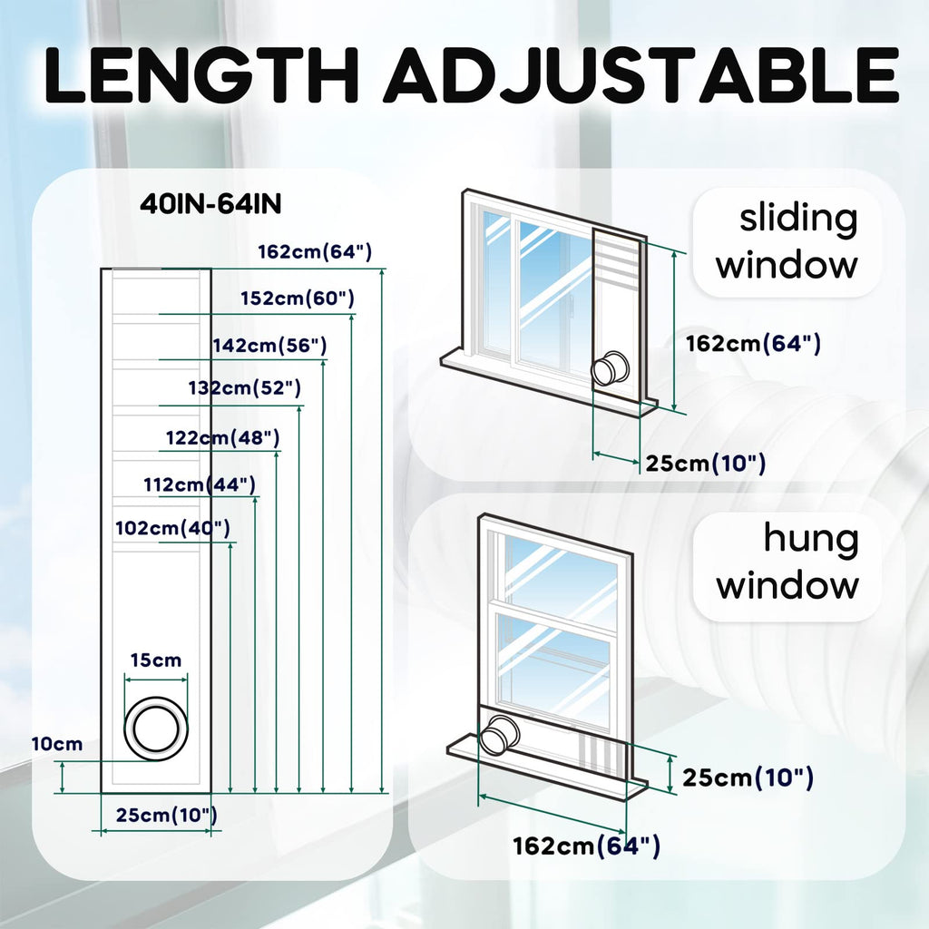 Portable AC Window Vent Kit Y2456