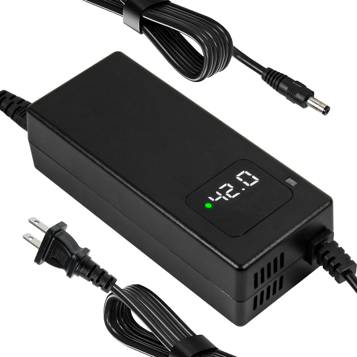 42V 3A Lithium Battery Charger with Display and Built-in Fan Z329