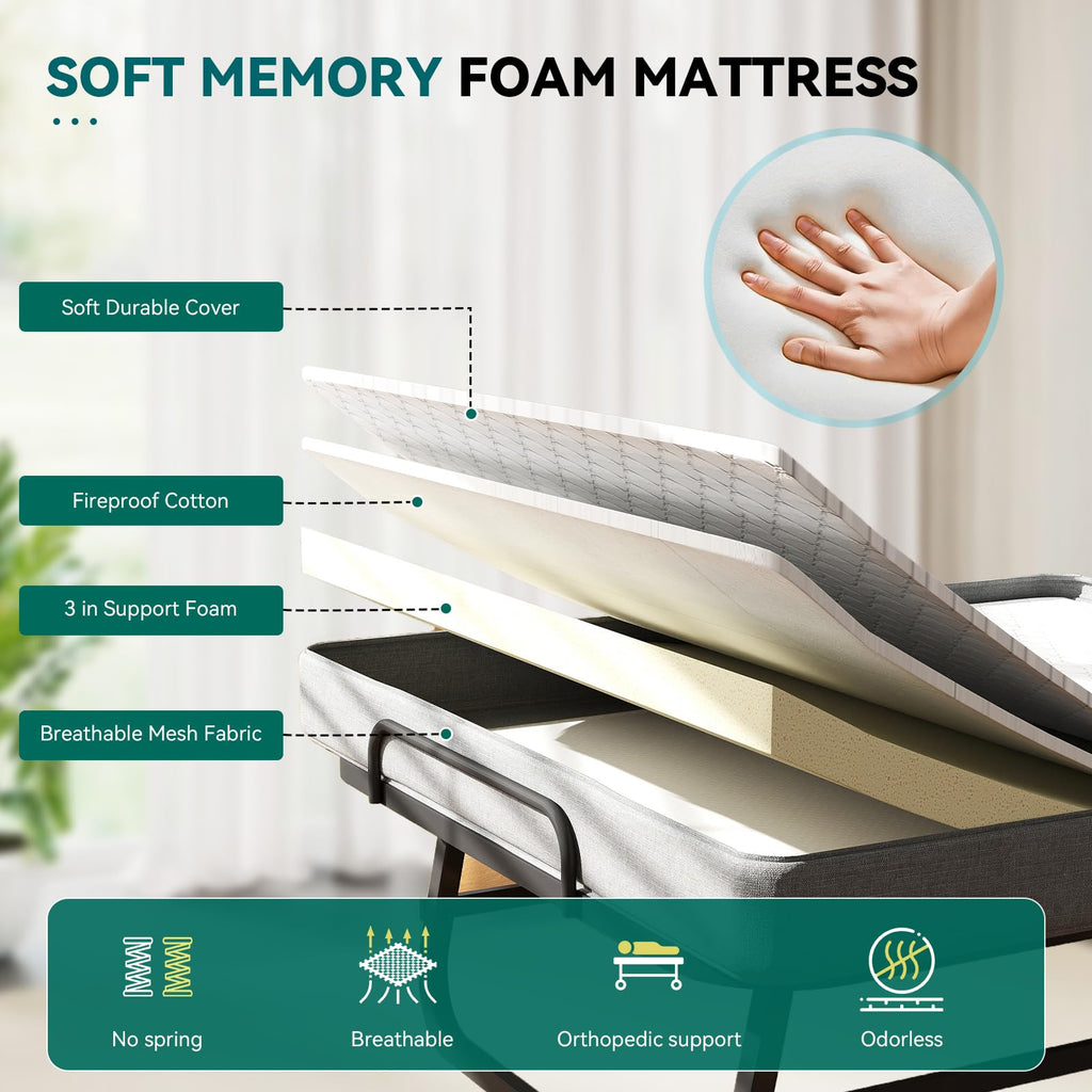 Folding Bed 75" x 31" A69123