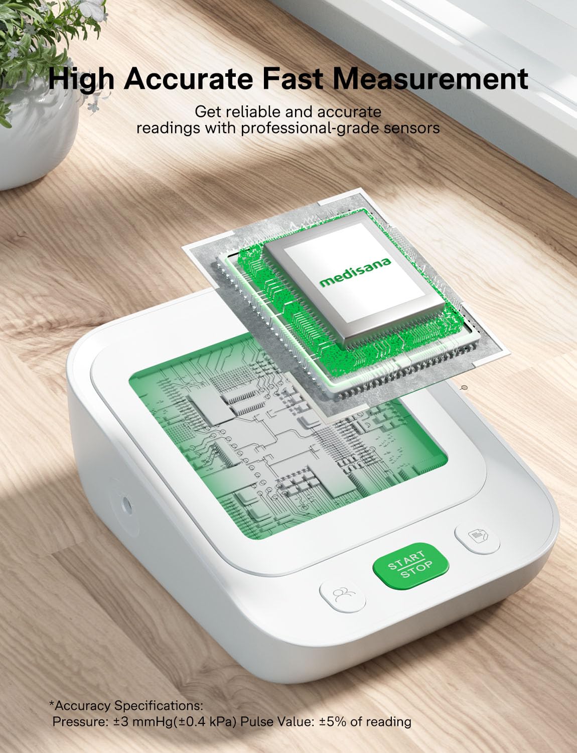 Automatic Upper Arm Blood Pressure Monitor with 2x199 Sets Memory A1146