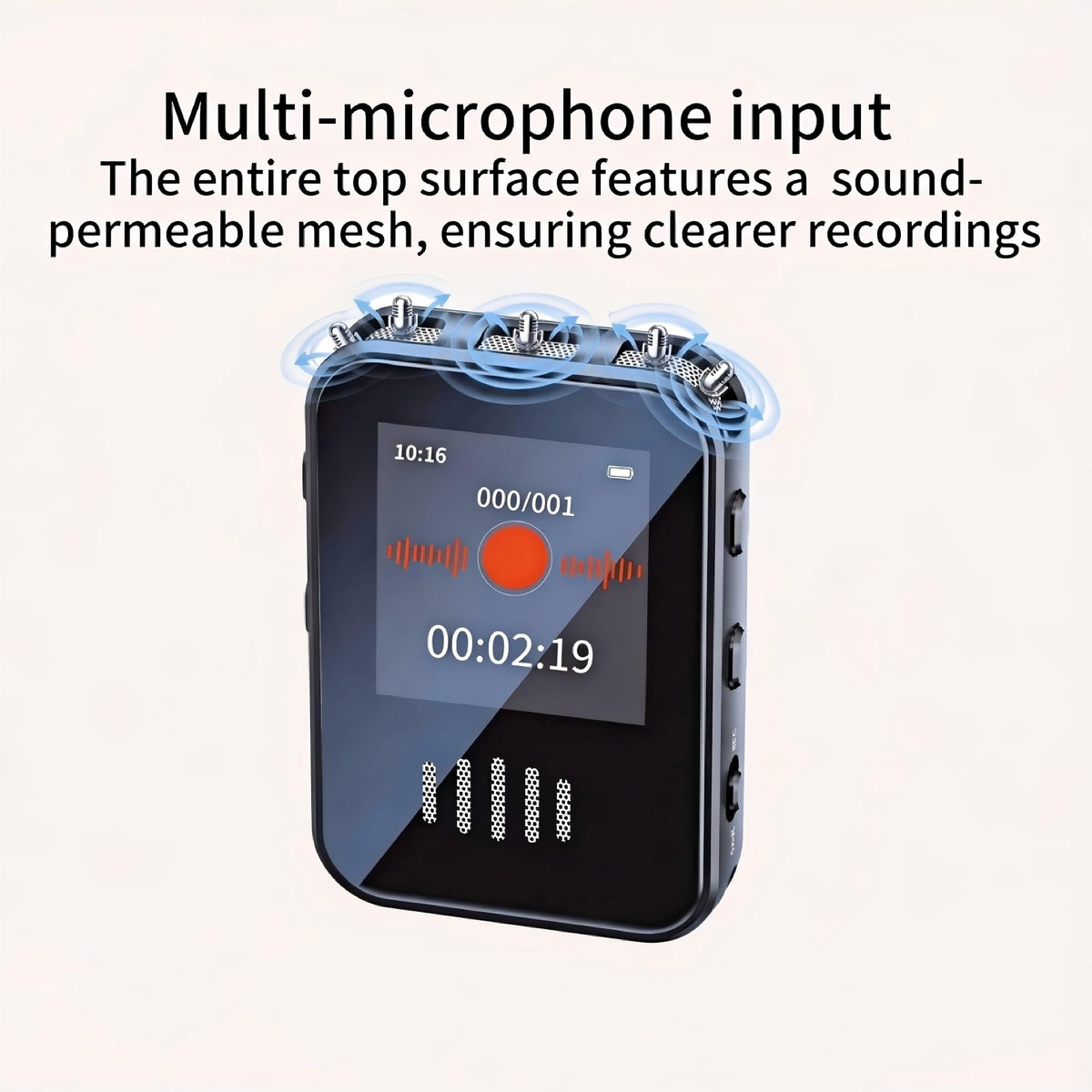 Voice-Activated Recorder with Playback S566