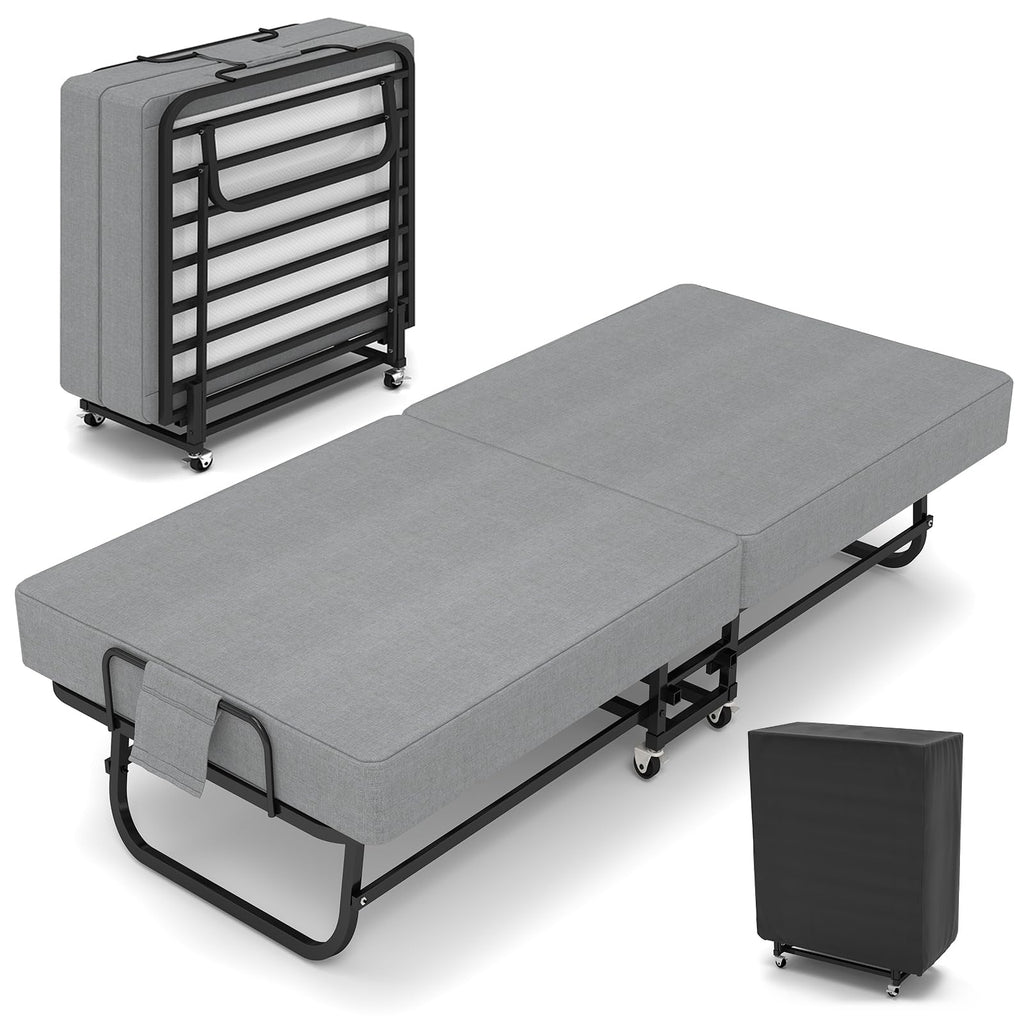 Folding Bed Portable Roll Away Bed 75" x 31" P376
