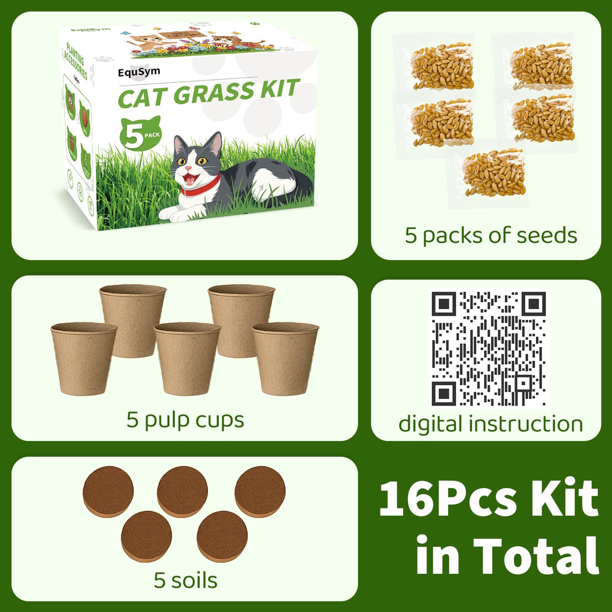 Cat Grass Growing Kit Z2745