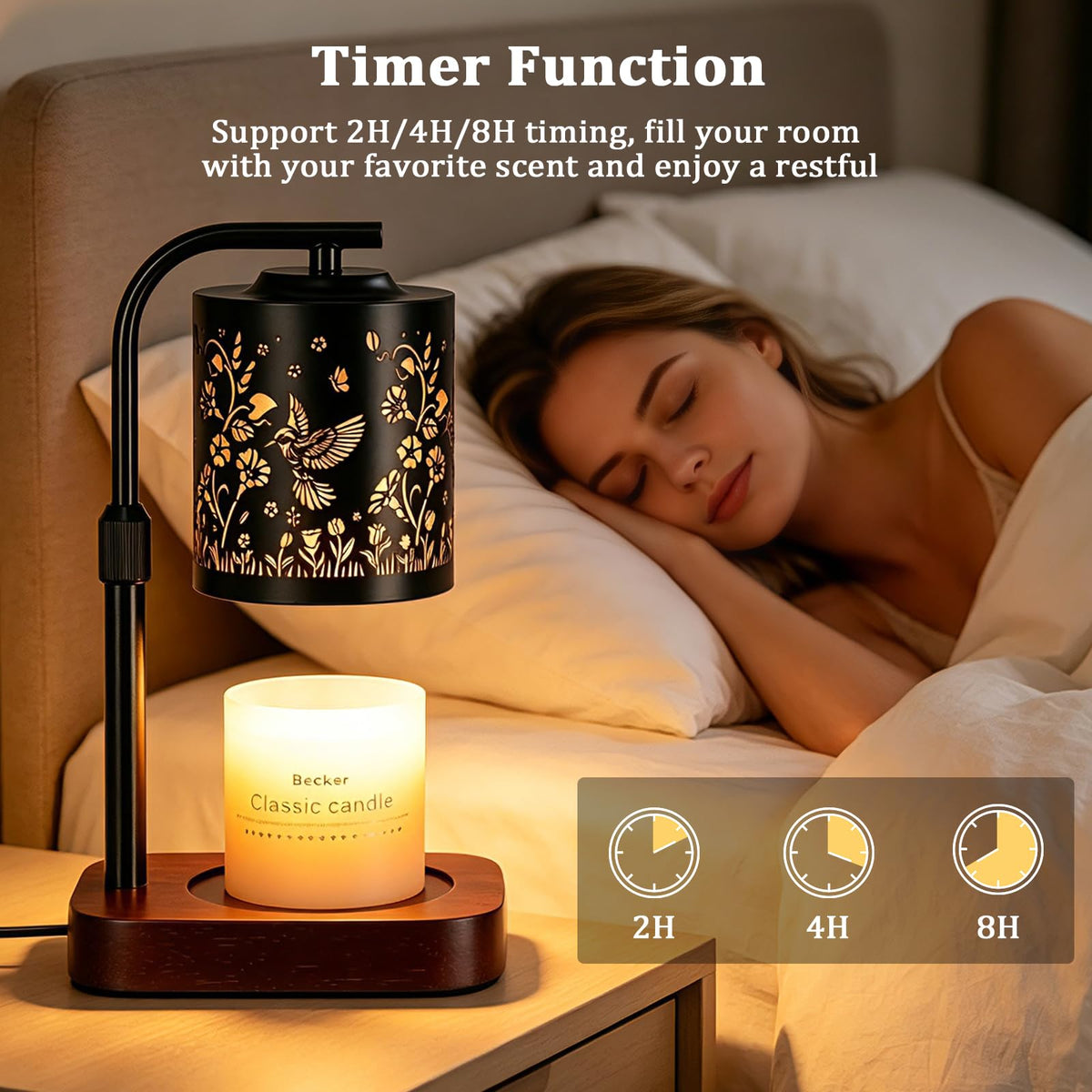 Candle Warmer Lamp with Timer & Dimmer P331317