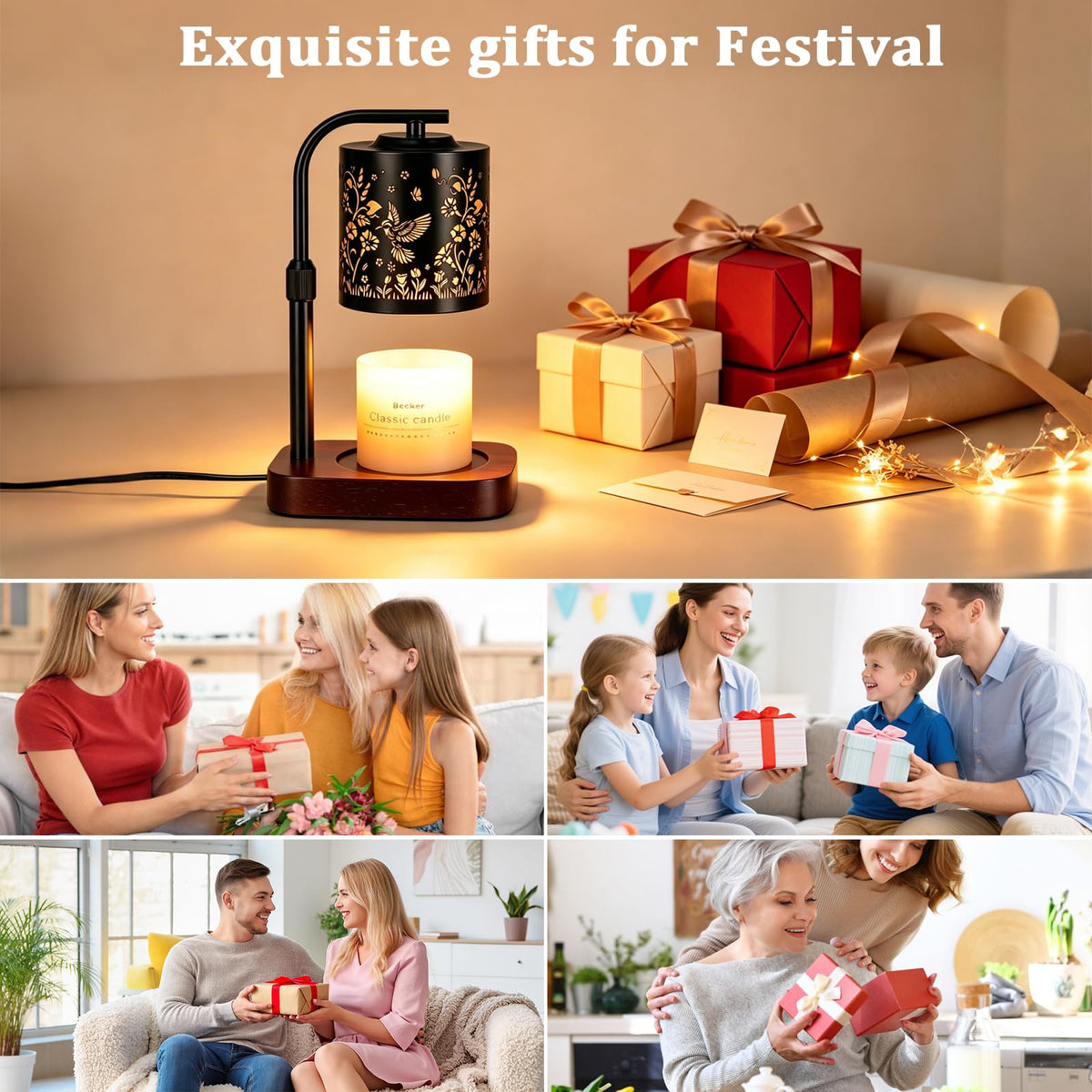 Candle Warmer Lamp with Timer & Dimmer P331317