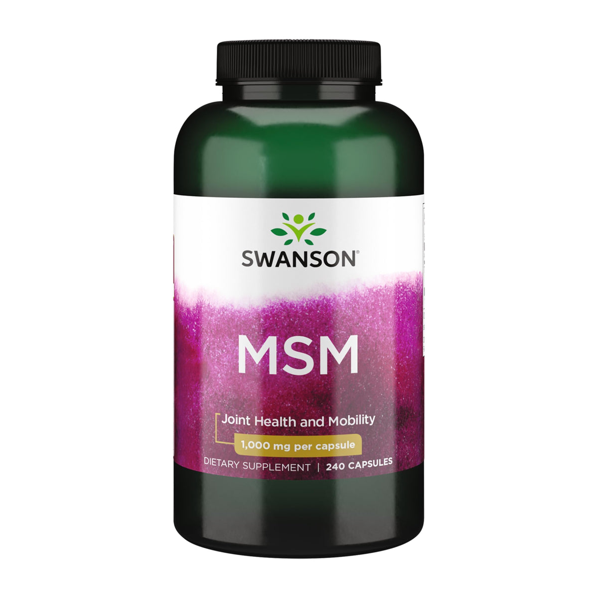MSM Joint Health Supplement, 1000 mg, 240 Capsules I58017