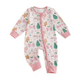 Newborn Christmas Zipper Jumpsuit Romper U169