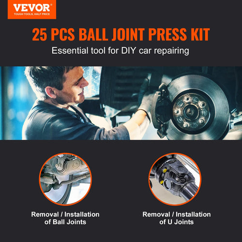 25 Pc Ball Joint Press Kit H38652