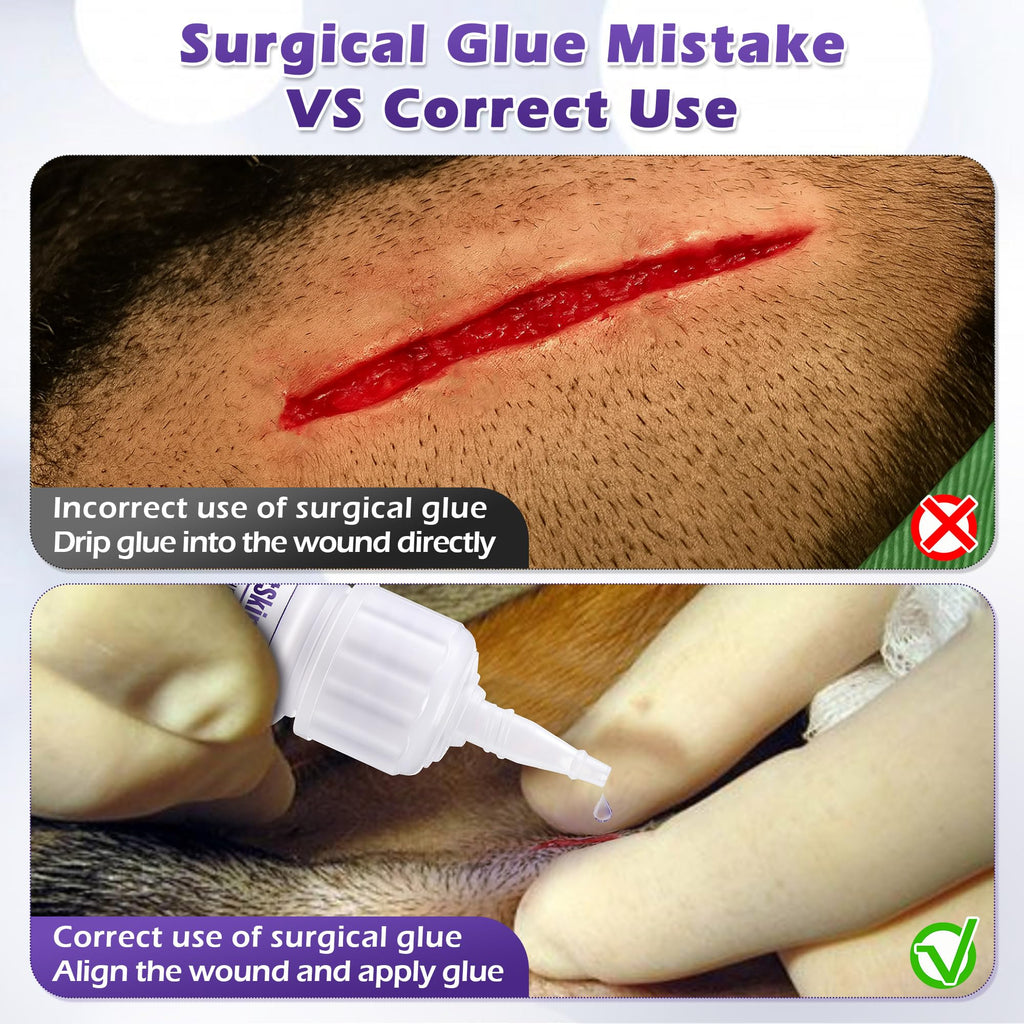 3ml Veterinary Surgical Skin Glue with 10 Applicators Z5511