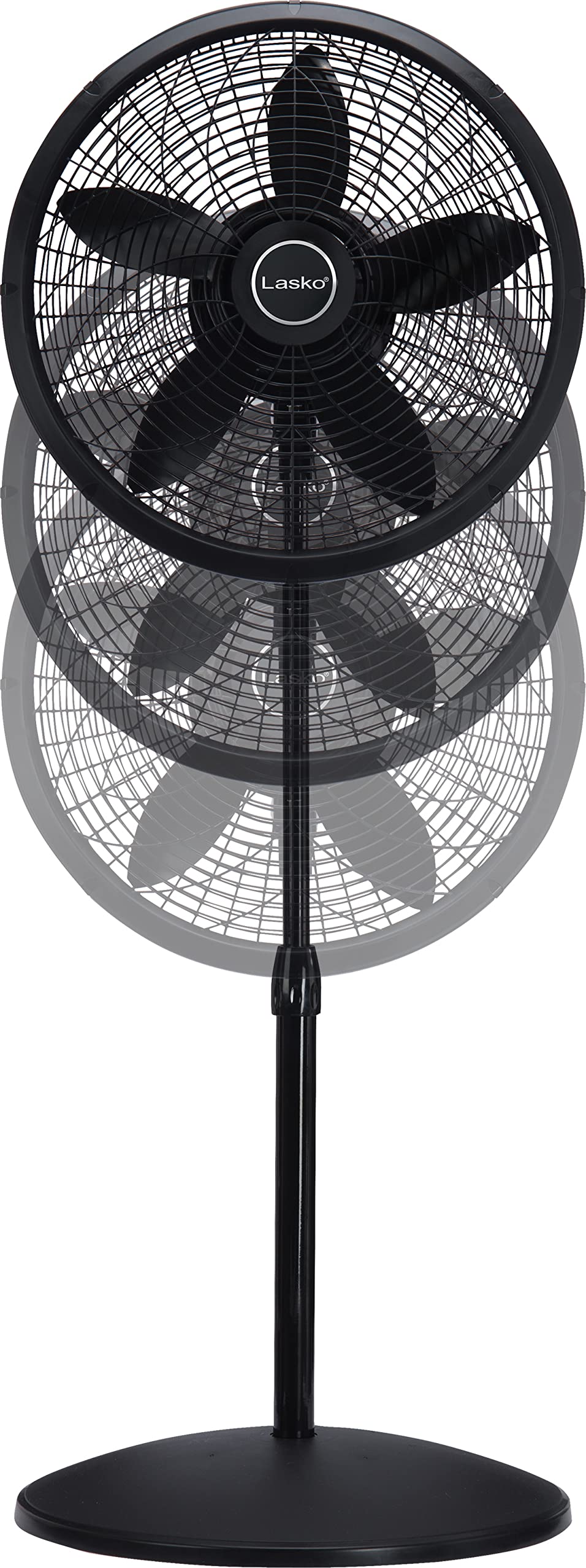 Adjustable Pedestal Fan 18” Black Y52504
