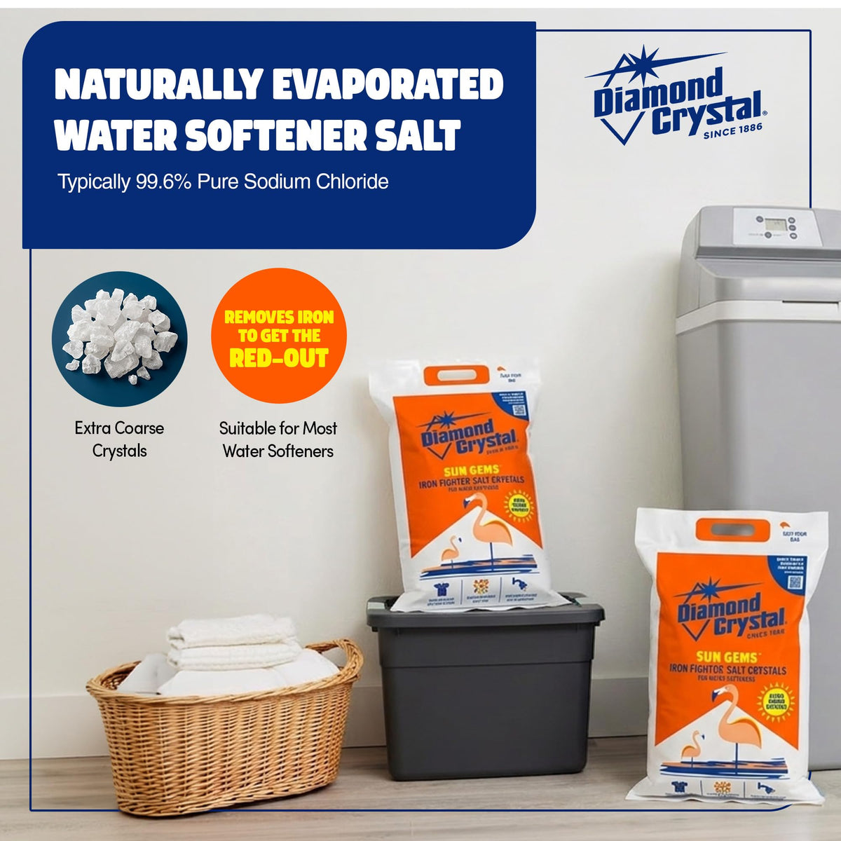6 Pack Water Softener Salt, 40 Pounds S450710