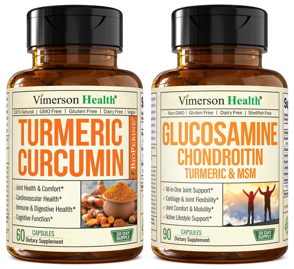 Turmeric Curcumin Glucosamine Chondroitin MSM Supplement B6063
