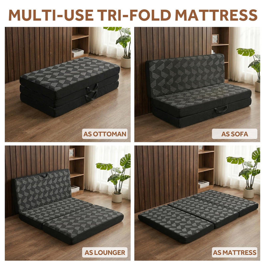 Memory Foam Tri Folding Mattress N7937