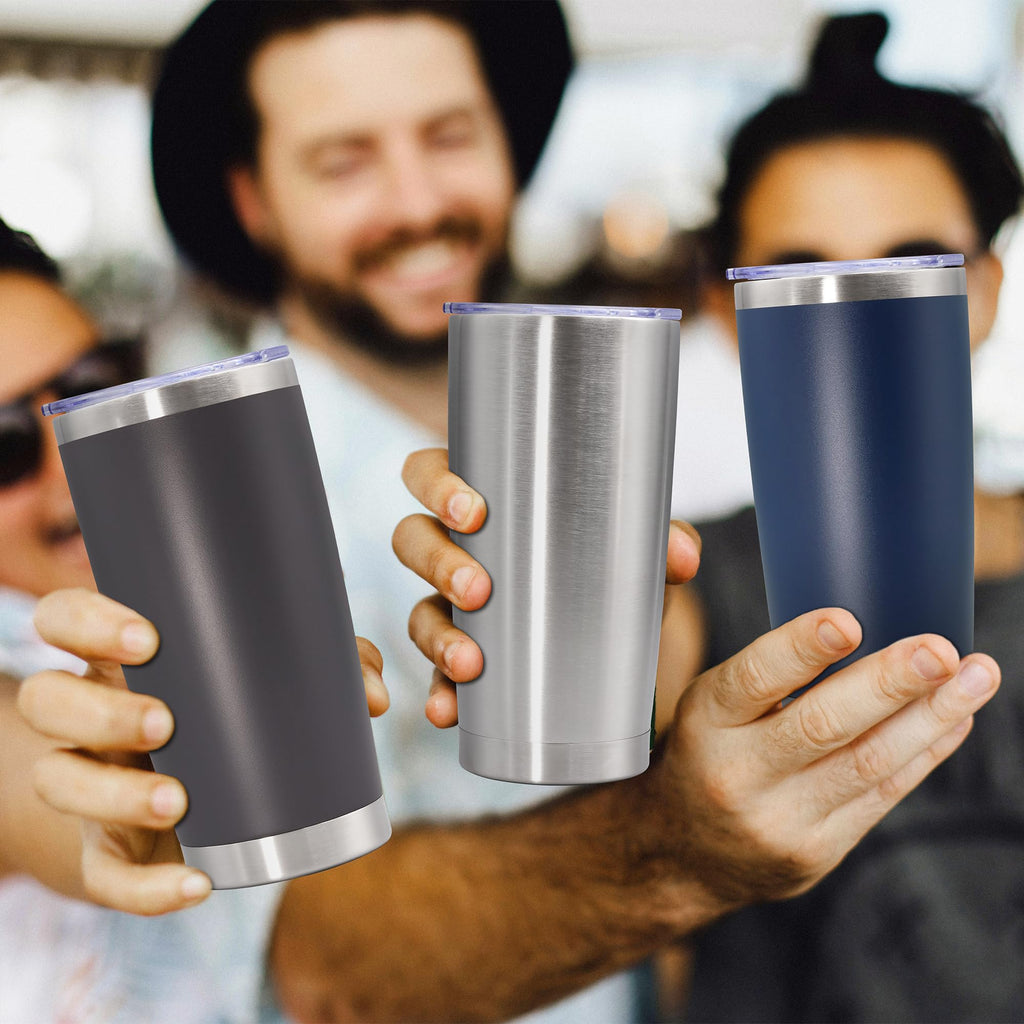 20oz Stainless Steel Tumbler with Lid Navy Q2911