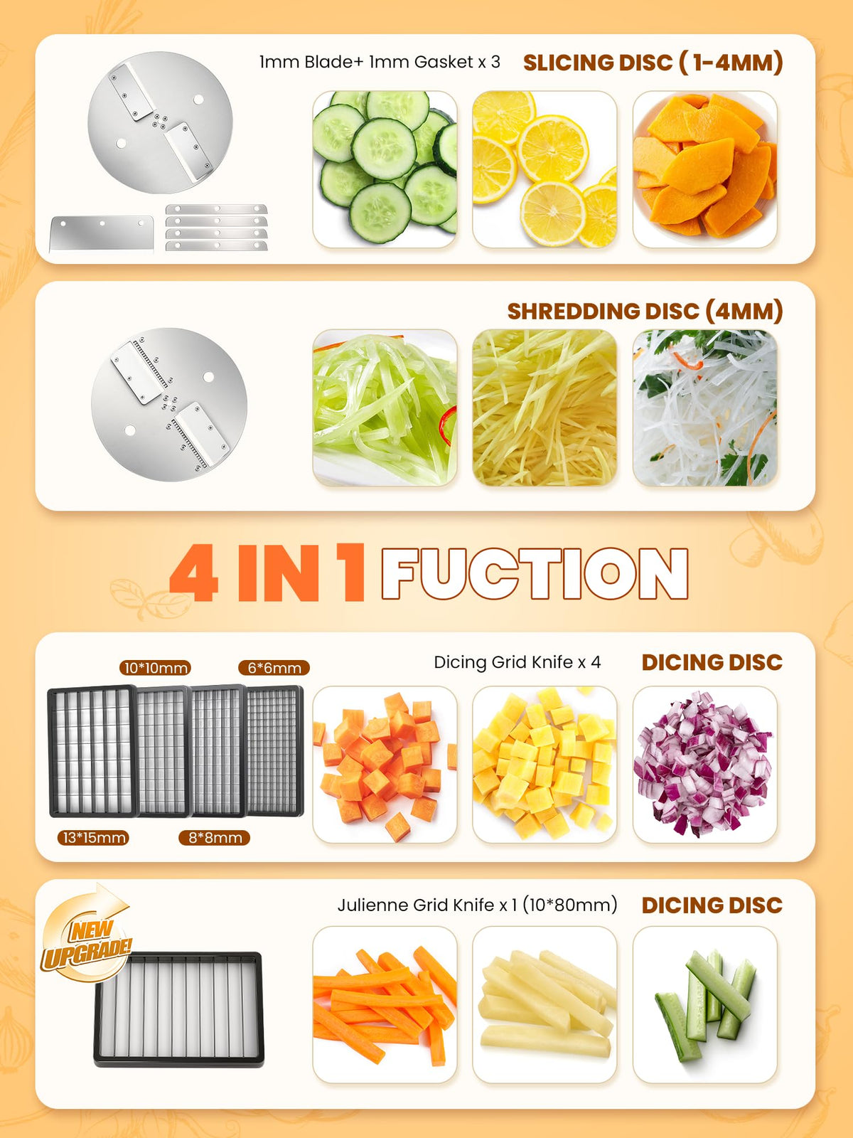 4 in 1 Electric Vegetable Processor T306691
