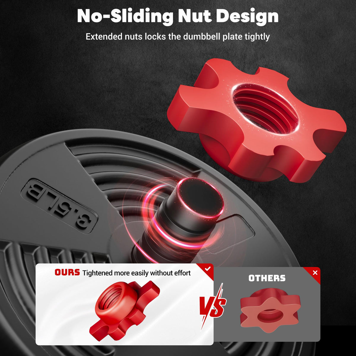 Adjustable Dumbbells Free Weight Set 4 in 1 I79797
