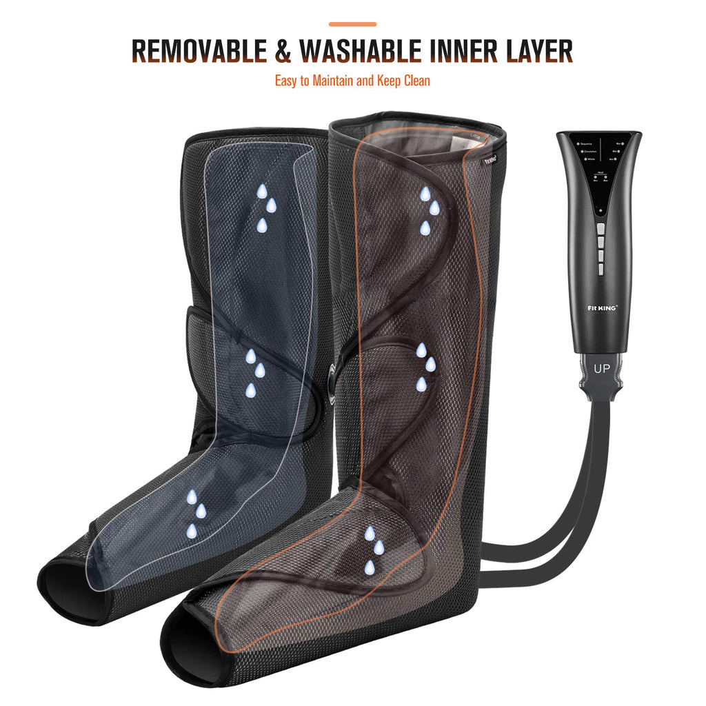 Air Compression Leg and Foot Massager with Heat W127533