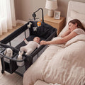 4 in 1 Pack and Play with Bassinet, Changing Table, Playpen and Carry Bag G3085