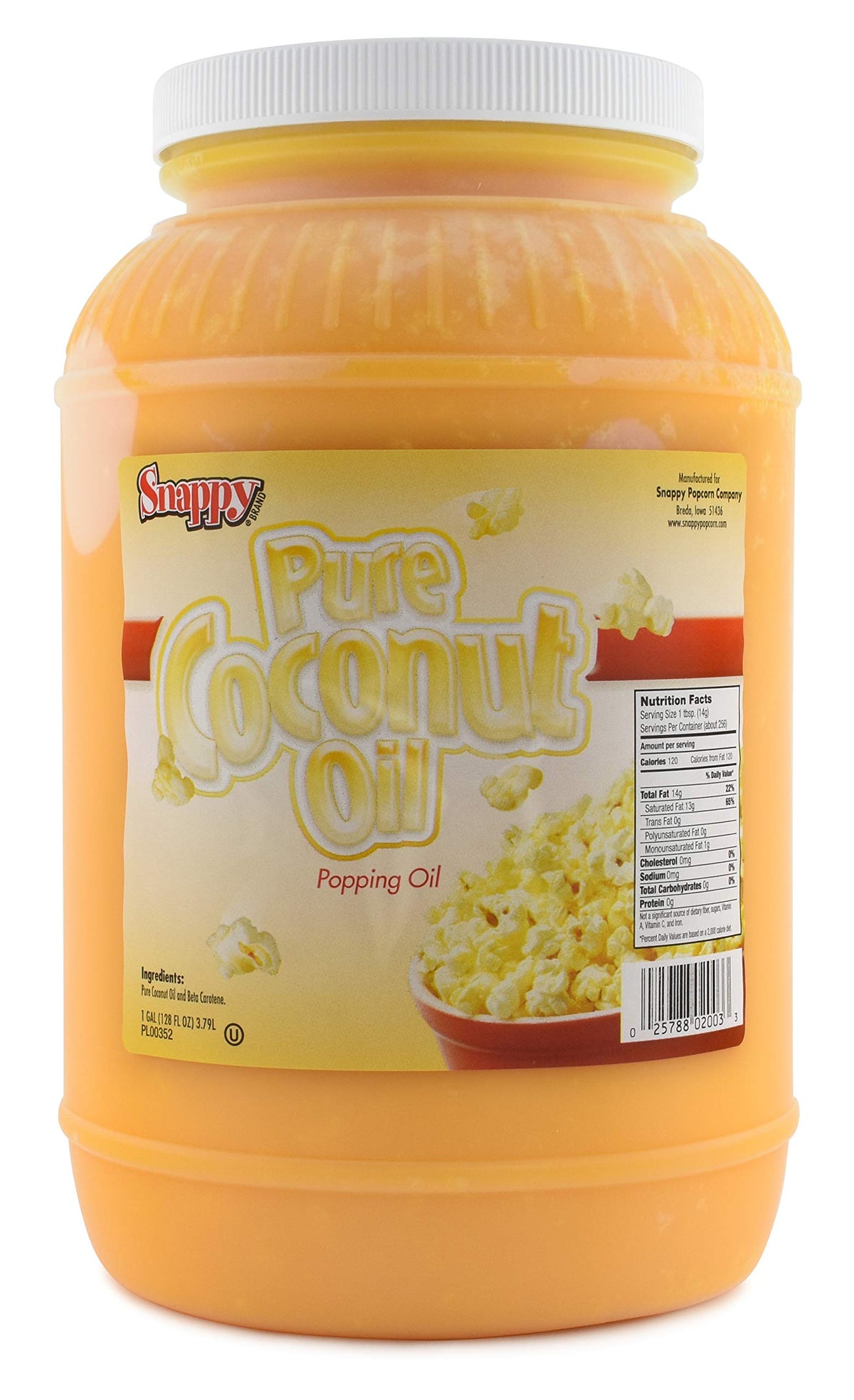 Butter Flavored Popcorn Kit with Coconut Oil and Theater Salt F2335