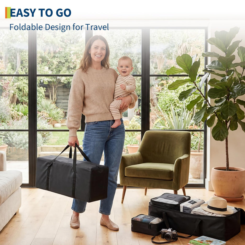 4 in 1 Pack and Play with Bassinet, Changing Table, Playpen and Carry Bag G3085