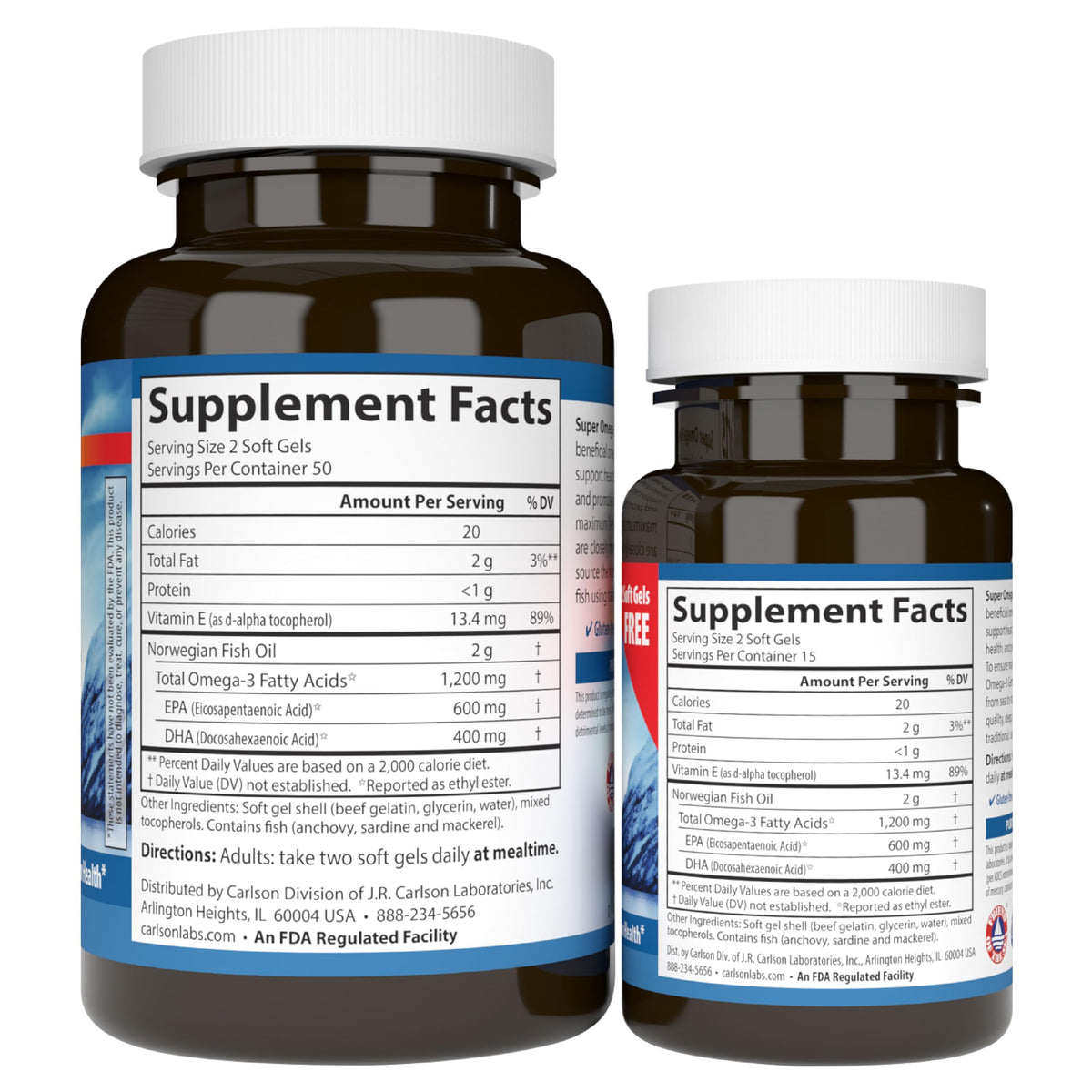 Omega-3 1200 mg Softgels H557742