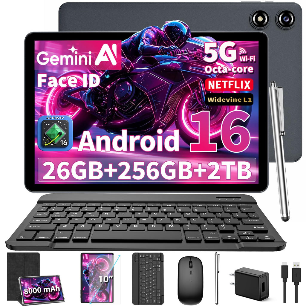 10 inch Android Tablet with Keyboard N17860