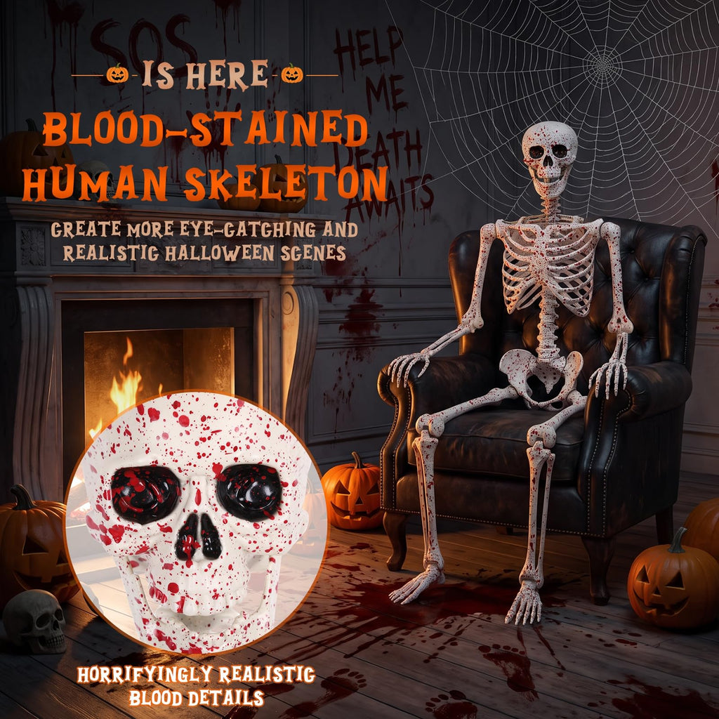 Life Size Posable Skeleton T87154