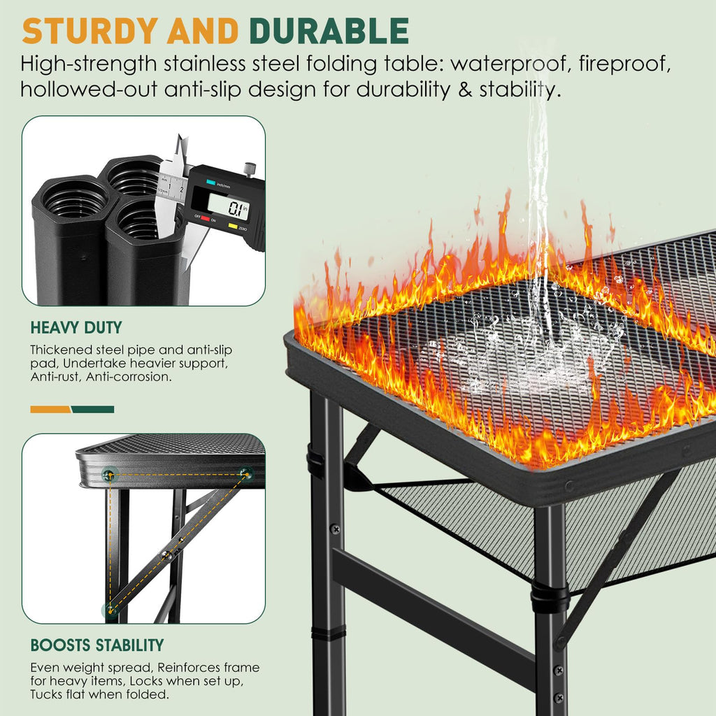 3ft Aluminum Folding Camping Table V28707