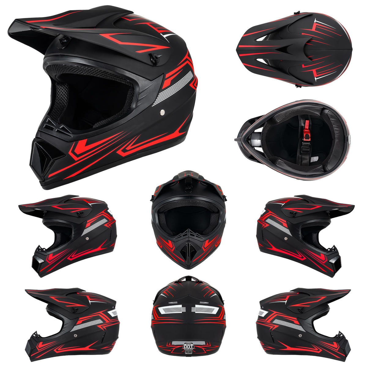Youth Kids Motocross Helmet DOT Approved T26542