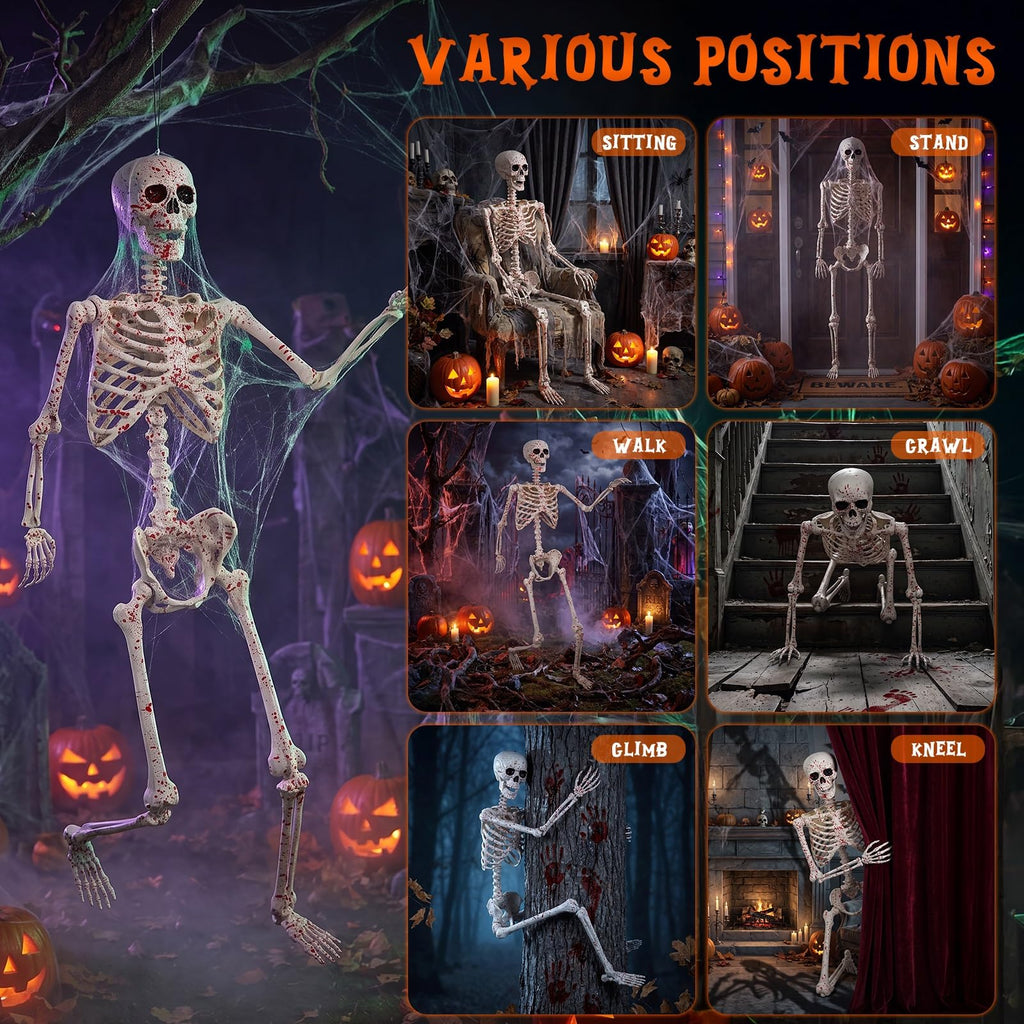 Life Size Posable Skeleton T87154