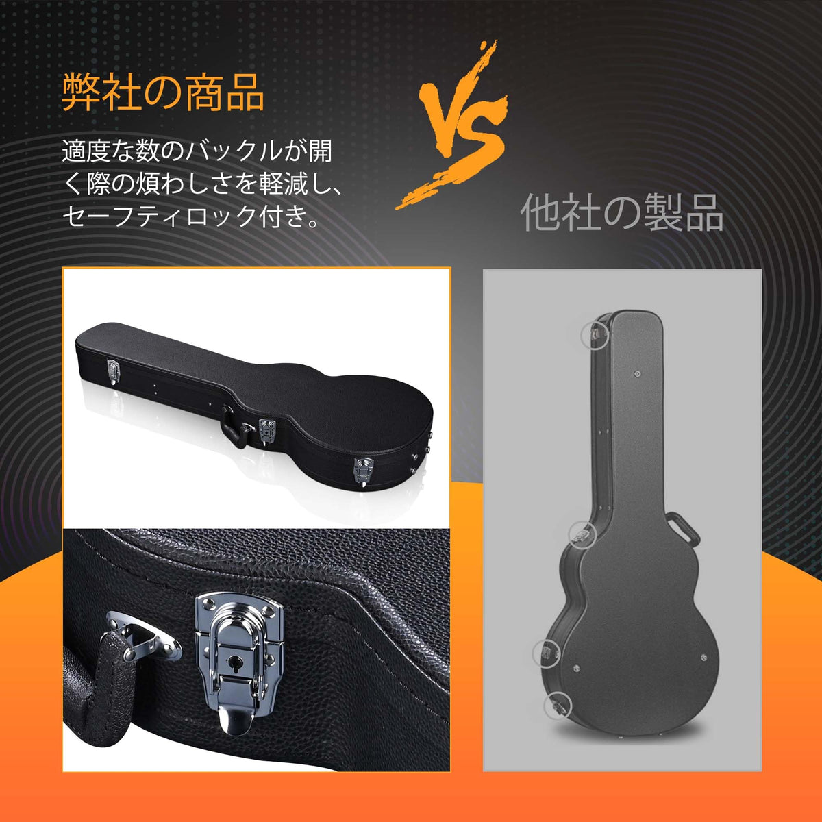 Electric Guitar Hard Case K6068