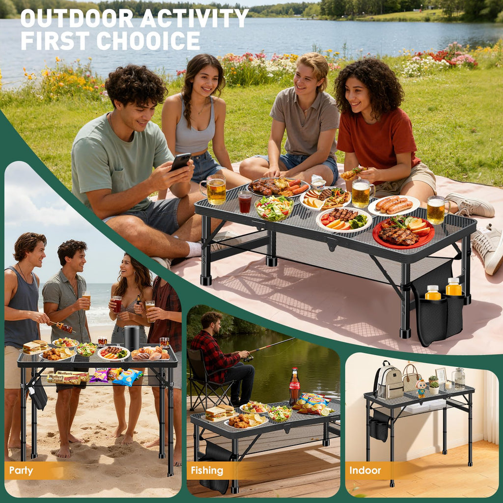 3ft Aluminum Folding Camping Table V28707
