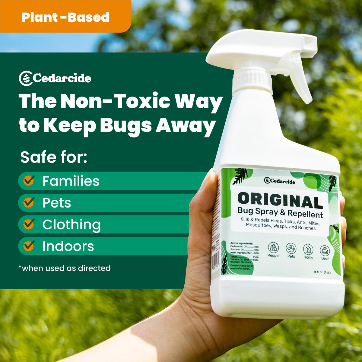 Cedar Oil Bug Spray 32oz K10394