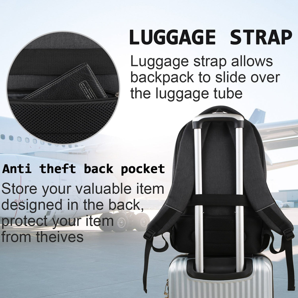 Laptop Backpack V888