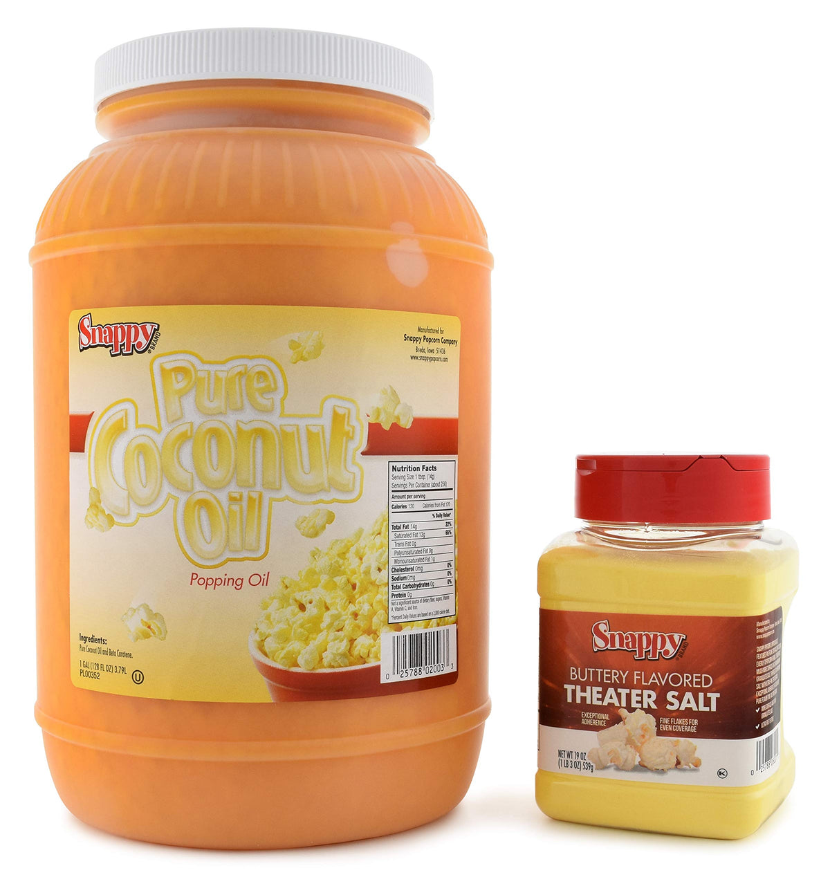 Butter Flavored Popcorn Kit with Coconut Oil and Theater Salt F2335