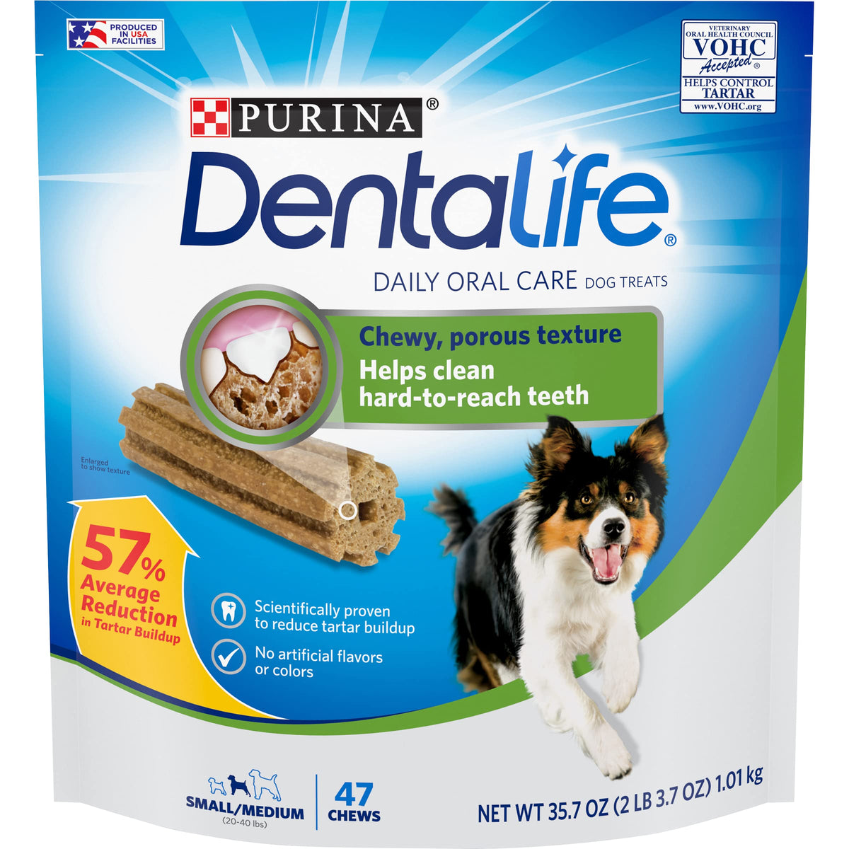 Small/Medium Dog Dental Chews, 47 Treats R6702
